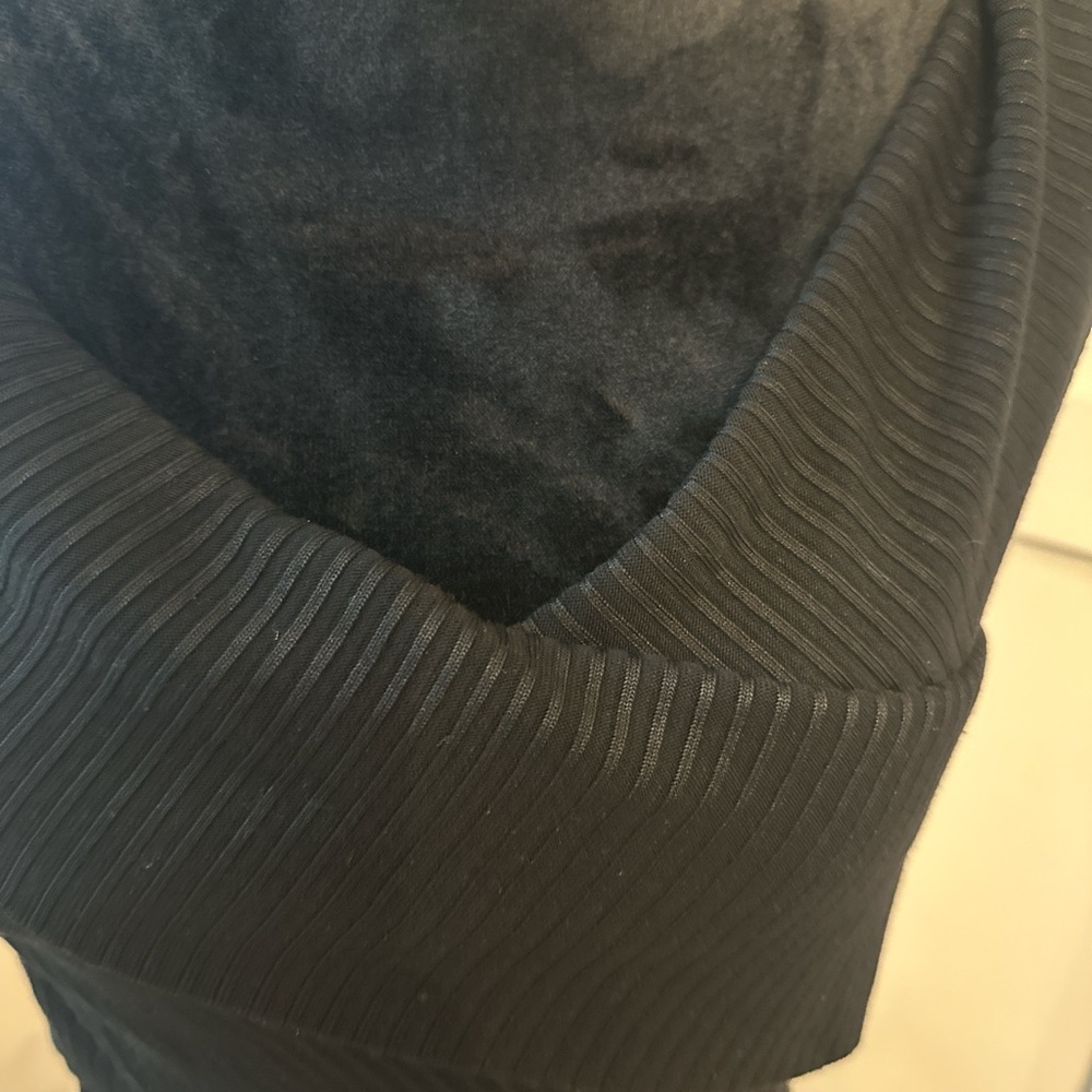 Michael Kors Textured Black Midi‎ Dress